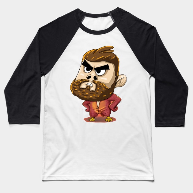 Angry Grandpa Baseball T-Shirt by timegraf